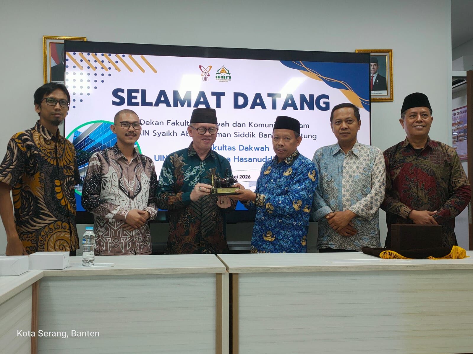 Bangun Jejaring Perguruan Tinggi, FDKI IAIN SAS Babel Sambangi Fakultas Dakwah UIN Banten