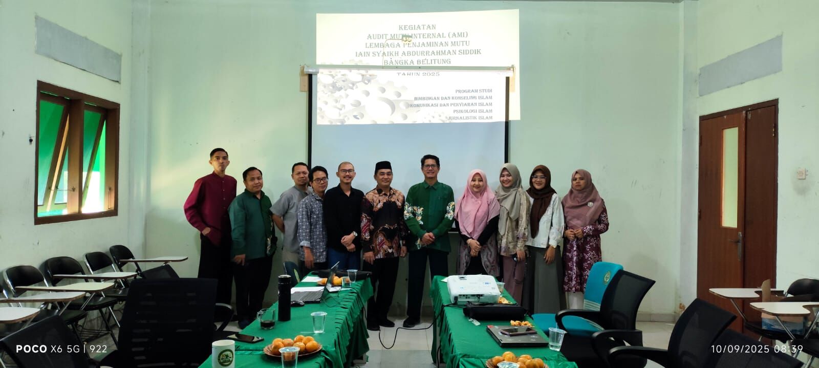 Fakultas Dakwah dan Komunikasi Islam Ikuti Kegiatan Audit Mutu Internal