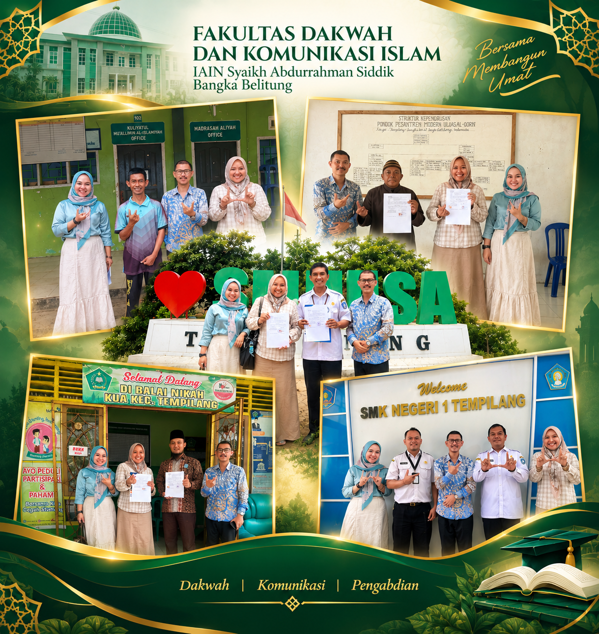 FDKI IAIN SAS BABEL LAKUKAN PERJANJIAN KERJA SAMA DENGAN WILAYAH BINAAN PROGRAM FDKI BERDAMPAK  KOLABORASI INTERNASIONAL