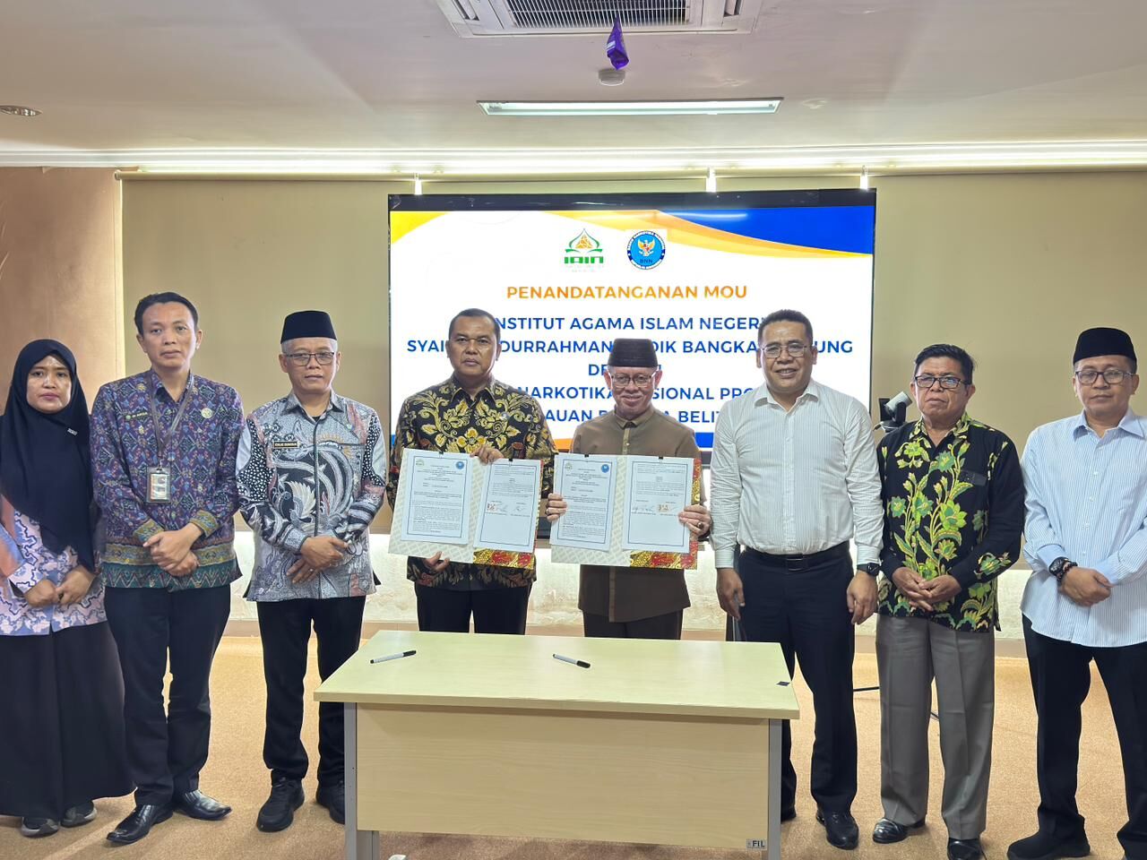 FDKI IAIN SAS Perkuat Sinergi dengan BNNP Babel, Komitmen Kampus Bersih Narkoba