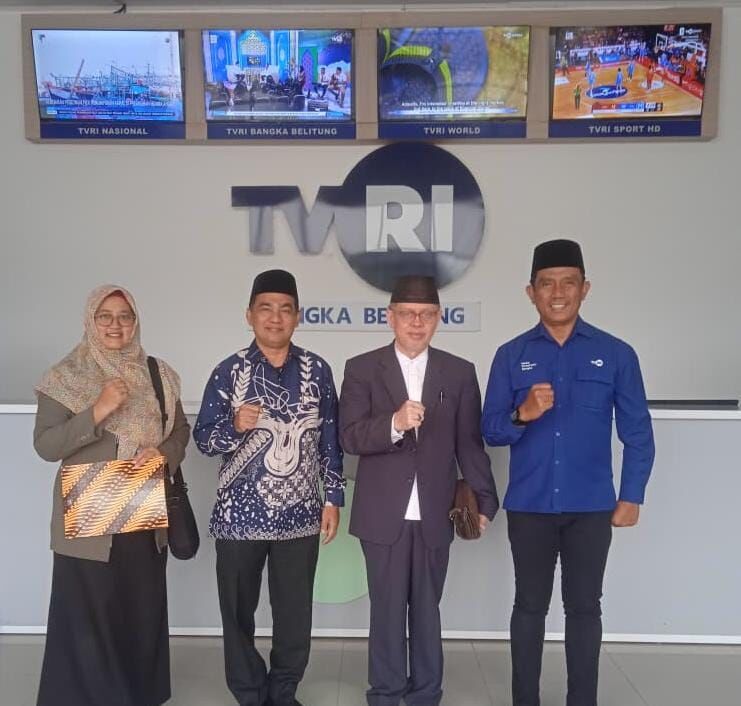FDKI IAIN Syaikh Abdurrahman Siddik Bangka Belitung Berkolaborasi dengan TVRI Bangka Belitung. Rusydi Sulaiman Apresiasi Inovasi dan Langkah Strategis Kepala Stasiun TVRI Bangka Belitung.