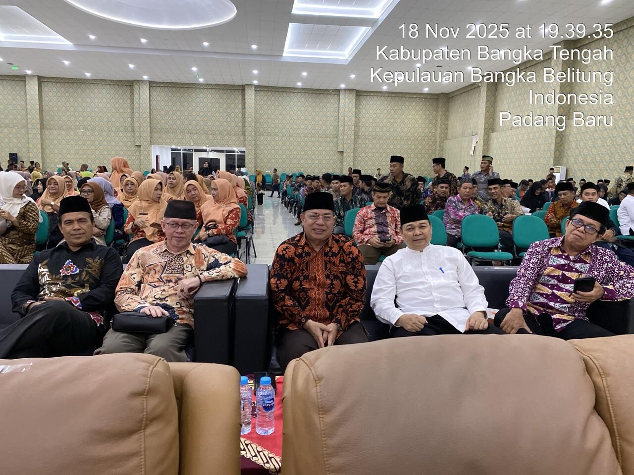 Kunjungan Menteri Agama RI dan Pembinaan ASN (Aparatur Sipil Negara) di Asrama Haji Kanwil Kemenag RI Bangka Belitung. Rusydi Sulaiman: Kehadiran Prof.Dr.KH.Nasaruddin Umar, M.A. Perkuat Silaturrahim