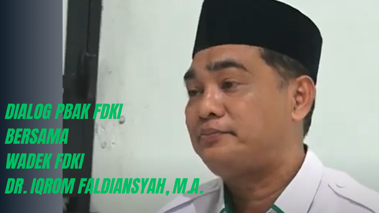 Launching Podcast FDKI KPI Idea Episode 1, Dialog PBAK bersama Wakil Dekan FDKI Dr. Iqrom Faldiansyah, M.A.