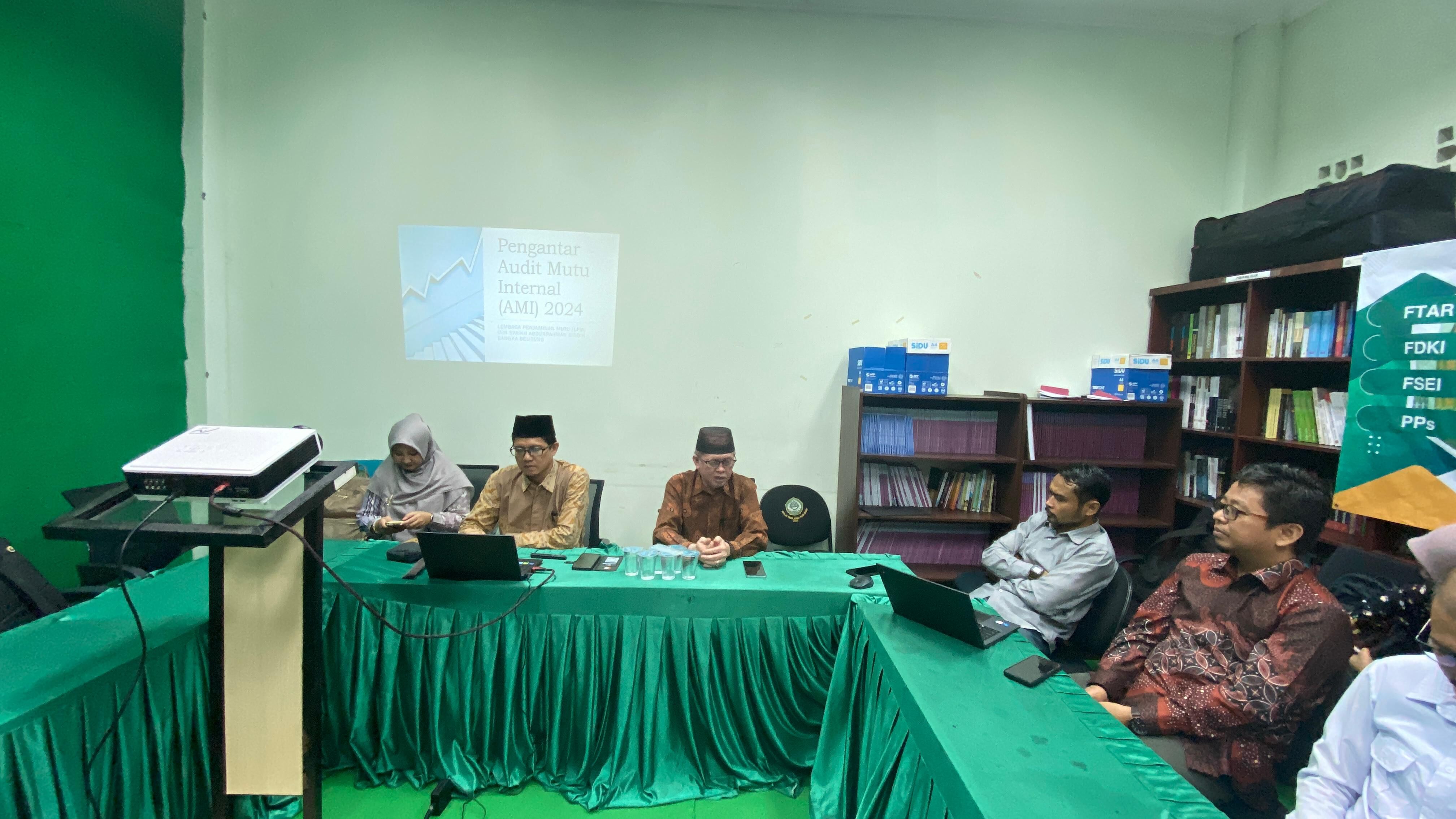 LPM LAKUKAN AUDIT MUTU INTERNAL DI FDKI IAIN SAS BABEL