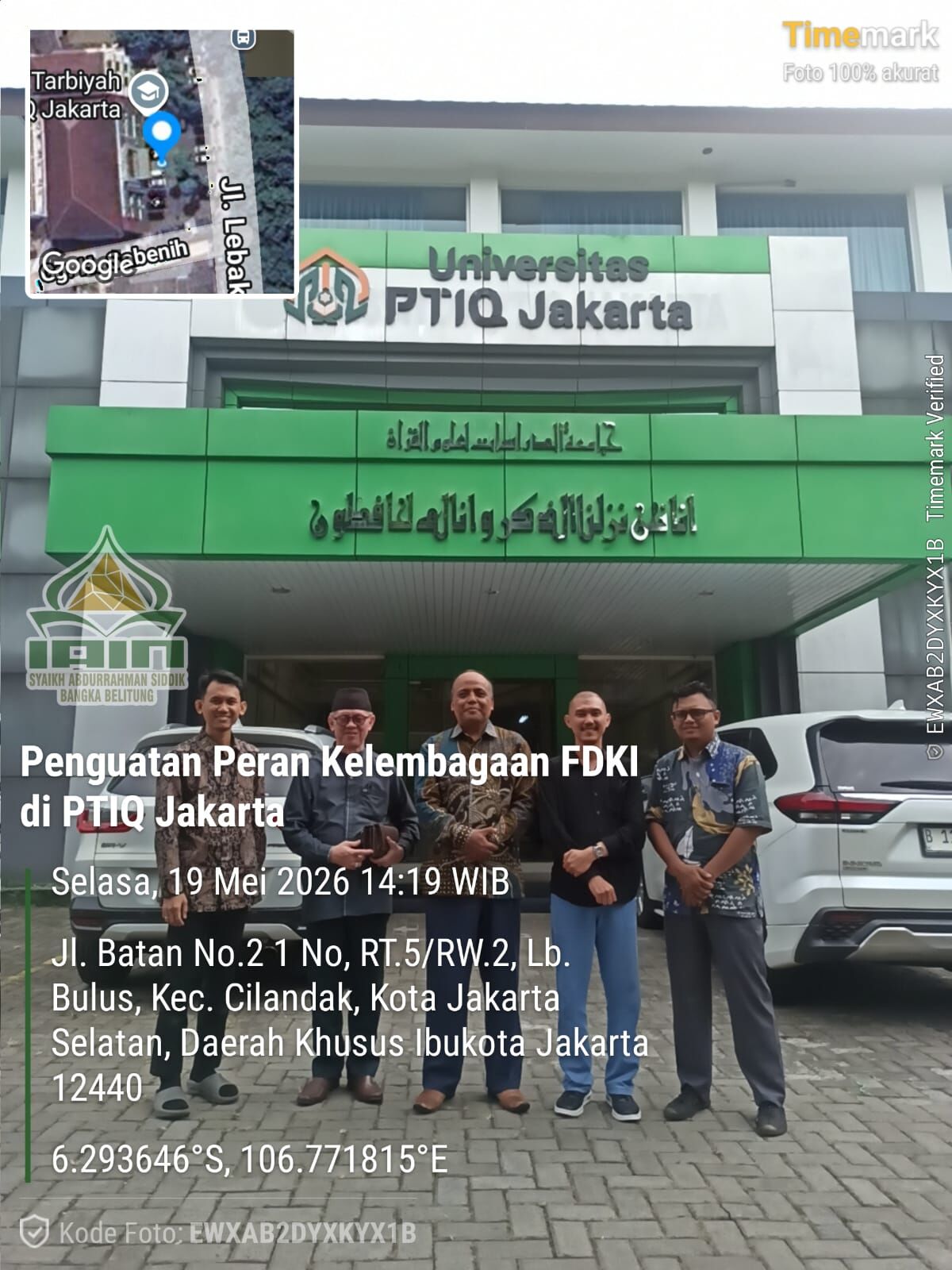 Perkuat Jejaring Akademik, FDKI IAIN SAS Babel Lakukan Kunjungan ke PTIQ Jakarta