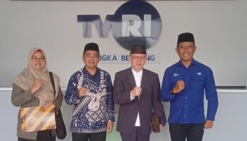FDKI IAIN Syaikh Abdurrahman Siddik Bangka Belitung Berkolaborasi dengan TVRI Bangka Belitung. Rusydi Sulaiman Apresiasi Inovasi dan Langkah Strategis Kepala Stasiun TVRI Bangka Belitung.