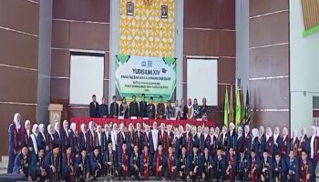 FDKI IAIN SYAIKH ABDURRAHMAN SIDDIK BANGKA BELITUNG LAKSANAKAN YUDISIUM KE-14 TERHADAP 62 CALON WISUDAWAN