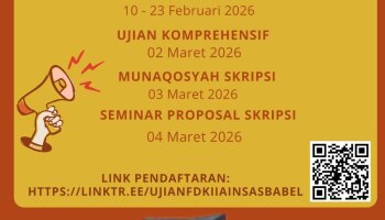 Jadwal Pelaksanaan Ujian Periode II Tahun 2026 Fakultas Dakwah dan Komunikasi Islam