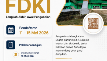 Jadwal Ujian Periode III FDKI Tahun 2026
