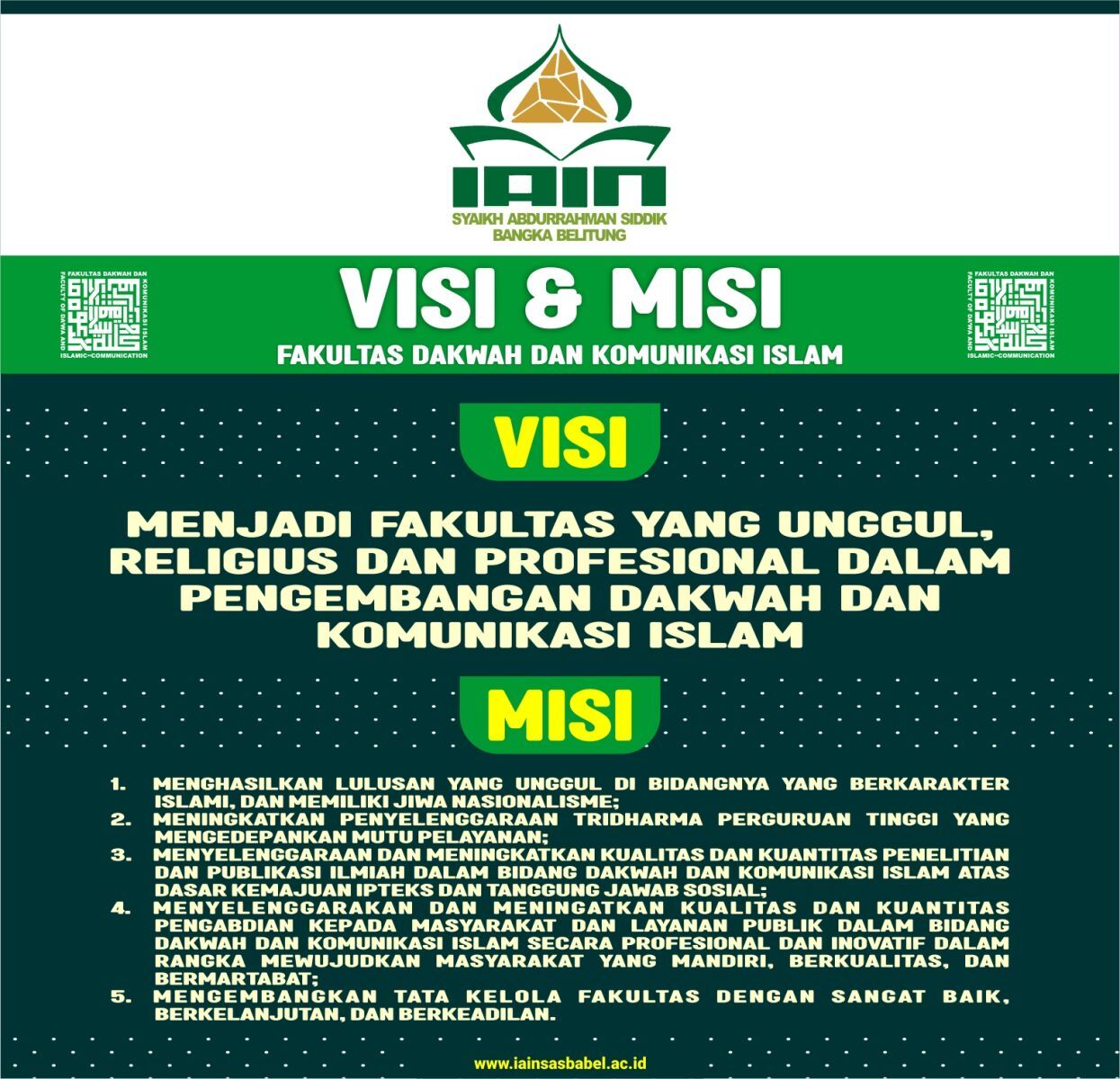Visi dan Misi FDKI